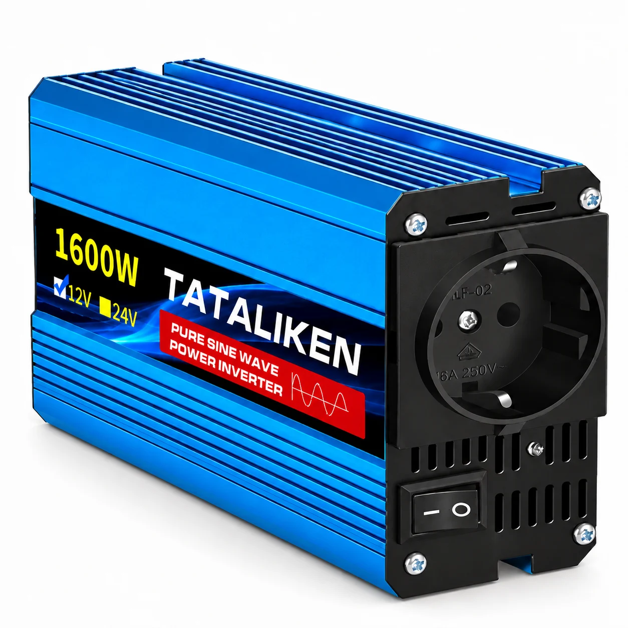 Інвертор TATALIKEN 12 В → 220 В 1600 Вт з чистою синусоїдою (Таталікен 1600)