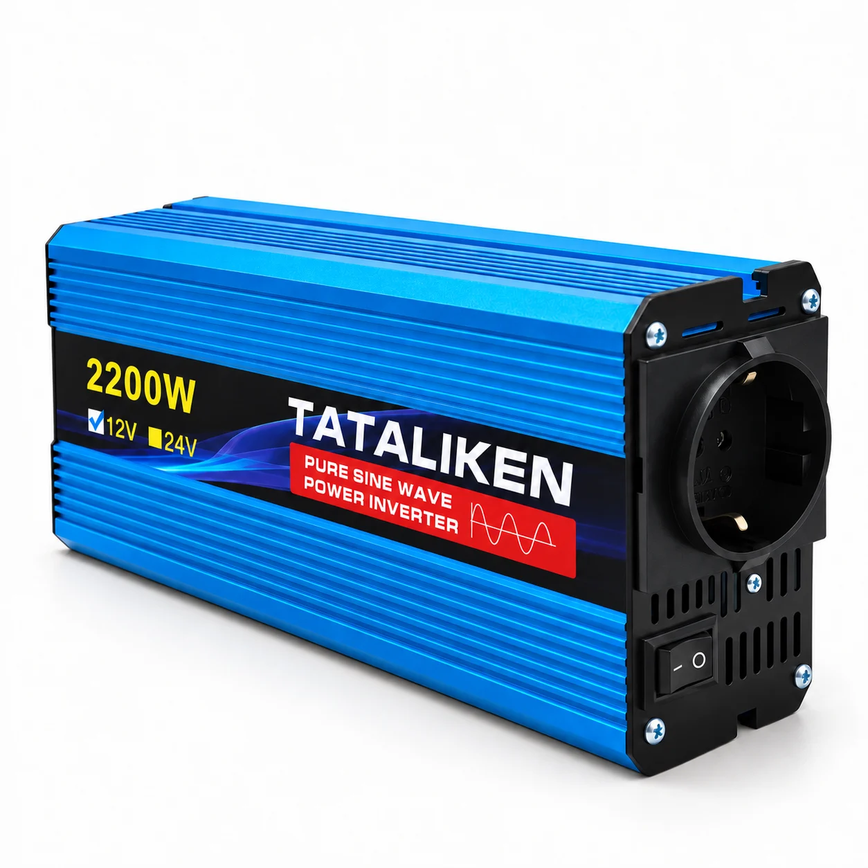 Інвертор TATALIKEN 12 В → 220 В 2200 Вт, чиста синусоїда