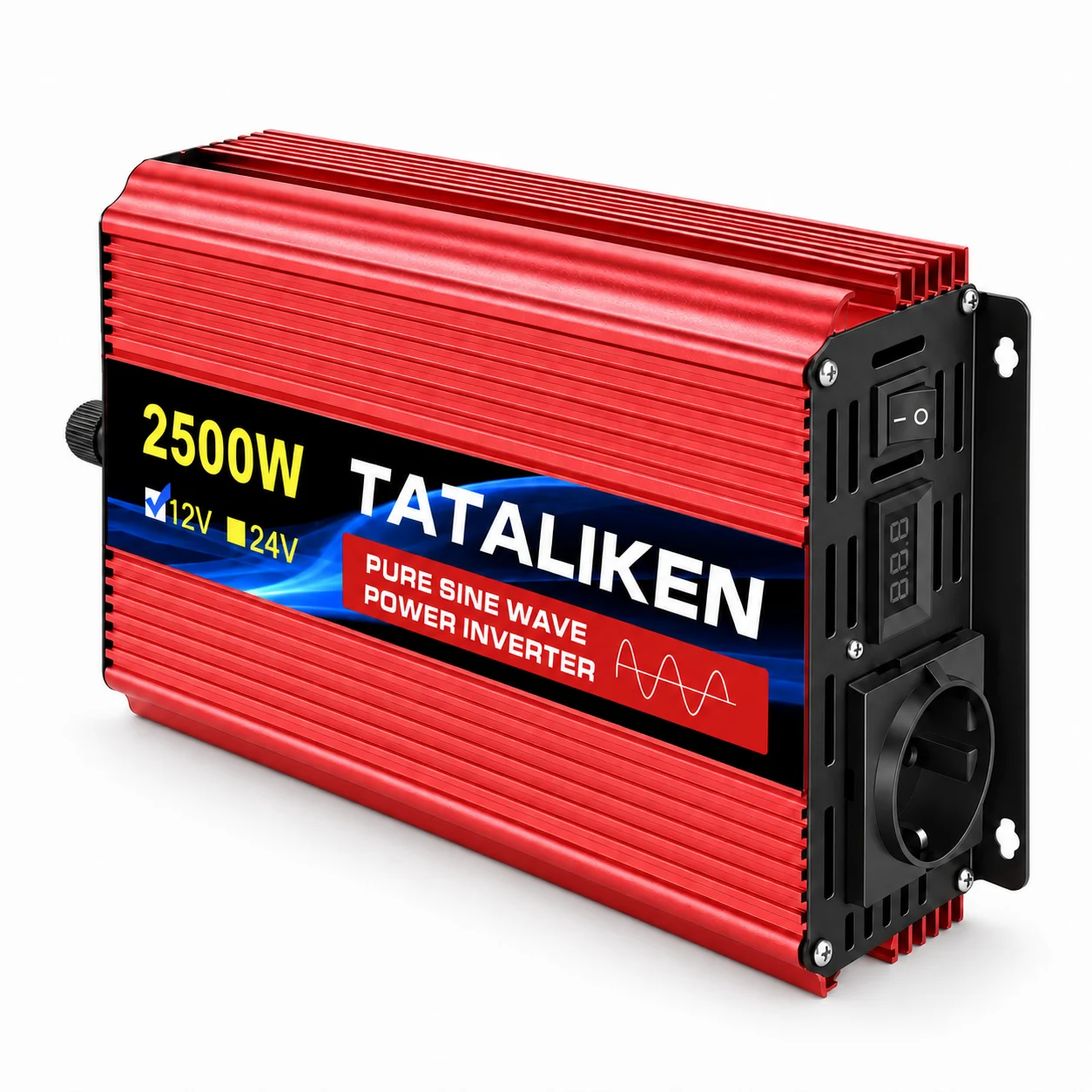 Інвертор TATALIKEN 12 В → 220 В 2500 Вт, чиста синусоїда