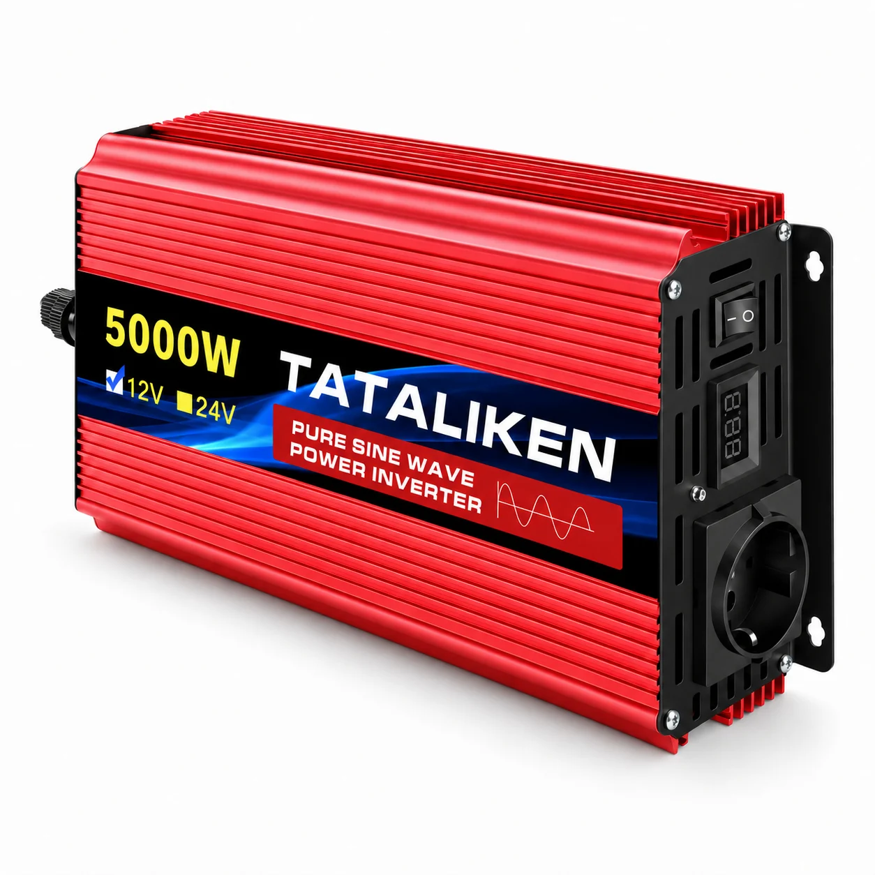 Інвертор TATALIKEN 12 В → 220 В 5000 Вт, чиста синусоїда