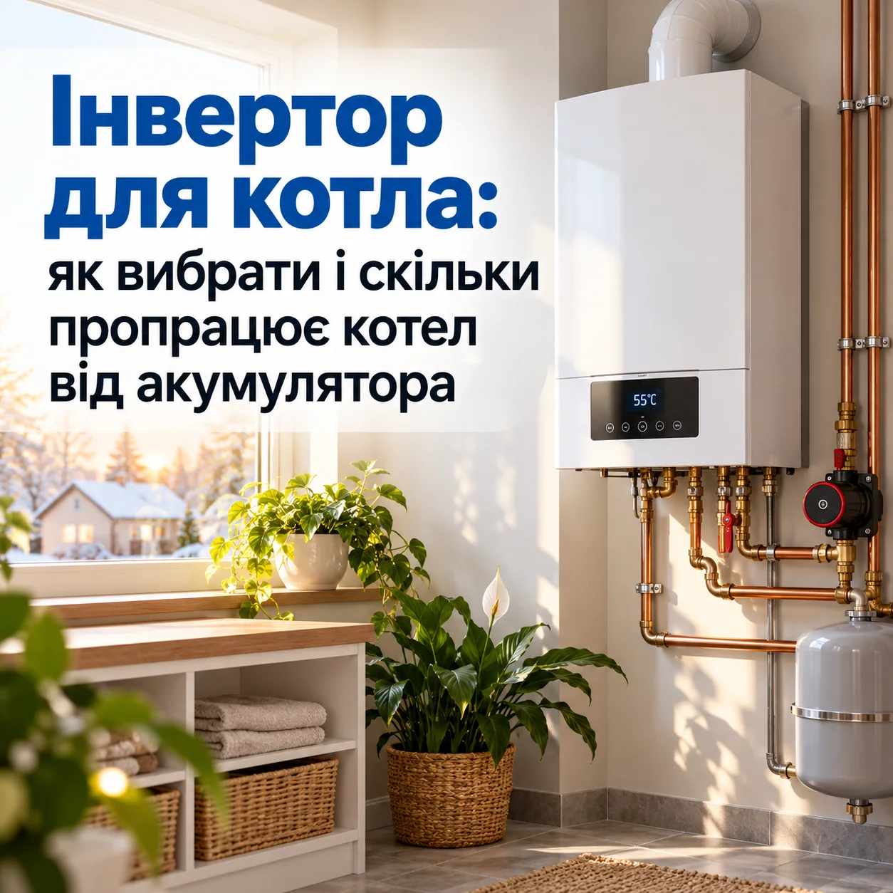 Інвертор для котла: як вибрати і скільки пропрацює котел від акумулятора